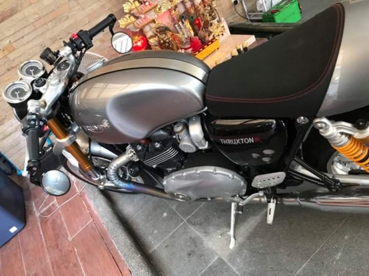 TRIUMPH THRUXTON R ปี2016 ไมล์ 1679 จัดได้ 4.5 แสน รถไม่เคยล้ม ไม่มีรอย ราคา 495,000 #เลขทะเบียนสวยทั้งสองคัน สนใจ. 081-3097045 TRIUMPH THRUXTON R ปี2016 ไมล์ 1679 จัดได้ 4.5 แสน รถไม่เคยล้ม ไม่มีรอย ราคา 495,000 #เลขทะเบียนสวยทั้งสองคัน สนใจ. 081-3097045