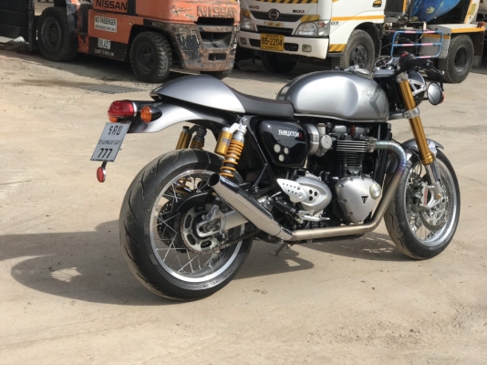 TRIUMPH THRUXTON R ปี2016 ไมล์ 1679 จัดได้ 4.5 แสน รถไม่เคยล้ม ไม่มีรอย ราคา 495,000 #เลขทะเบียนสวยทั้งสองคัน สนใจ. 081-3097045 TRIUMPH THRUXTON R ปี2016 ไมล์ 1679 จัดได้ 4.5 แสน รถไม่เคยล้ม ไม่มีรอย ราคา 495,000 #เลขทะเบียนสวยทั้งสองคัน สนใจ. 081-3097045