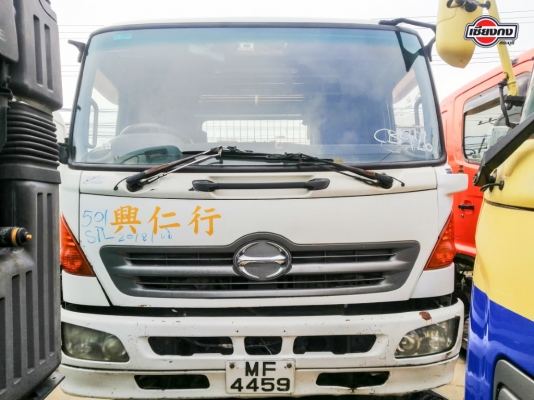 หัวเก๋ง HINO MEGA หัวกว้าง สีขาว พร้อมเครื่อง JO8C TURBO 260