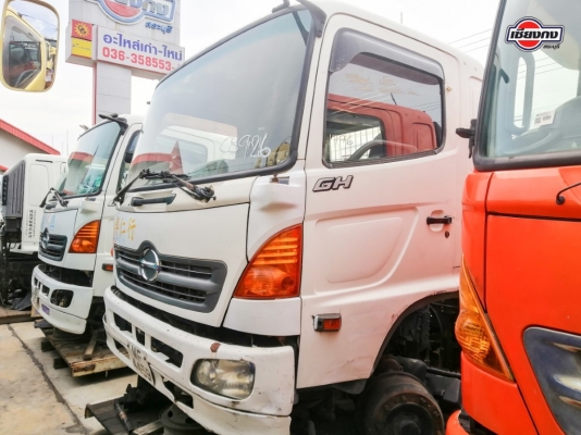 หัวเก๋ง HINO MEGA หัวกว้าง สีขาว พร้อมเครื่อง JO8C TURBO 260 หัวเก๋ง HINO MEGA หัวกว้าง สีขาว พร้อมเครื่อง JO8C TURBO 260