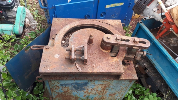 ขายตามสภาพ เครื่องดัดเหล็กเส้น ข้ออ้อย สำหรับ งานก่อสร้าง เก่าญี่ปุ่นแท้ มอเตอร์ไฟ 3 เฟส ญี่ปุ่น