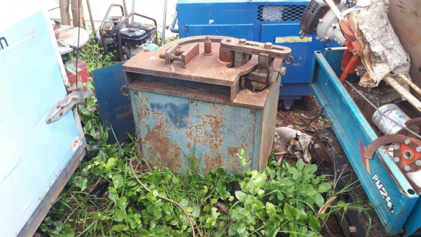 ขายตามสภาพ เครื่องดัดเหล็กเส้น ข้ออ้อย สำหรับ งานก่อสร้าง เก่าญี่ปุ่นแท้ มอเตอร์ไฟ 3 เฟส ญี่ปุ่น