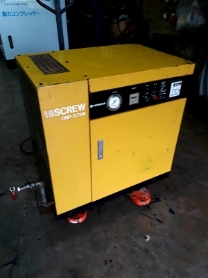 ปั๊มลมHITACHI 5 Hp เก่าญี่ปุ่น สภาพพร้อมใช้งาน0833554933