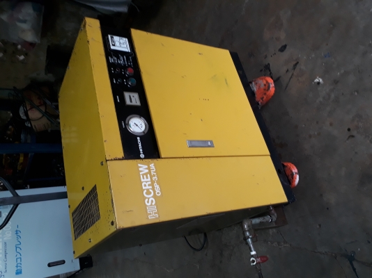 ปั๊มลมHITACHI 5 Hp เก่าญี่ปุ่น สภาพพร้อมใช้งาน0833554933