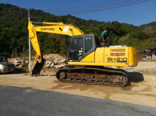 ขายแบคโฮ SUMITOMO SH210 ไฟครบระบบเต็ม 9800 ชม.เล่มทะเบียนราคา 1,800,000 ขายแบคโฮ SUMITOMO SH210 ไฟครบระบบเต็ม 9800 ชม.เล่มทะเบียนราคา 1,800,000