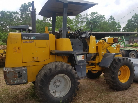 รถตักล้อยาง Komatsu WA80-3 เก่านอกใช้งาน 6000ช.ม เอกสารอินวอยซ์