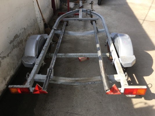 ขายเทลเลอร์ เจ็ตสกี SOREX เก่าญี่ปุ่น ลูกปืนล้อใหม่ ใส่ 4 จังหวะได้ เทลเลอร์ เหล็ก กาวาไนด์ ป้องกันสนิม