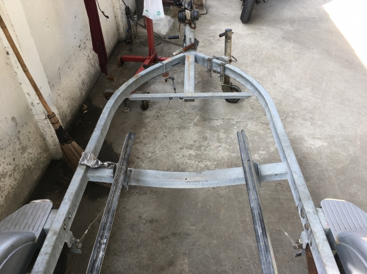 ขายเทลเลอร์ เจ็ตสกี SOREX เก่าญี่ปุ่น ลูกปืนล้อใหม่ ใส่ 4 จังหวะได้ เทลเลอร์ เหล็ก กาวาไนด์ ป้องกันสนิม