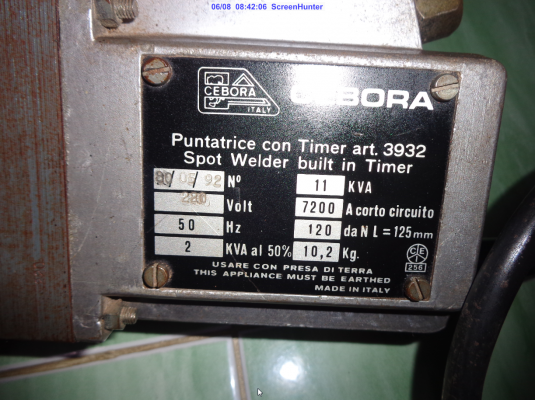 ขายเครื่องอาร์คมือถือCEBORA 3932 ไฟ220V ขนาด11KVA MADE IN ITALY