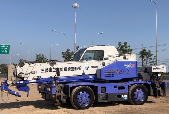 ขายรถเครน TADANO GR120N-2 (ขนาด 12 ตัน) ปี 2008 นำเข้าเองจากญี่ปุ่น สภาพสวยพร้อมใช้ มีVDOการทำงานครับ