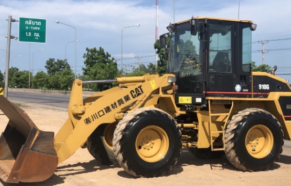 ขายรถตักล้อยาง CAT 910G นำเข้าเองจากญี่ปุ่น สภาพสวยพร้อมใช้ มีVDOการทำงานครับ