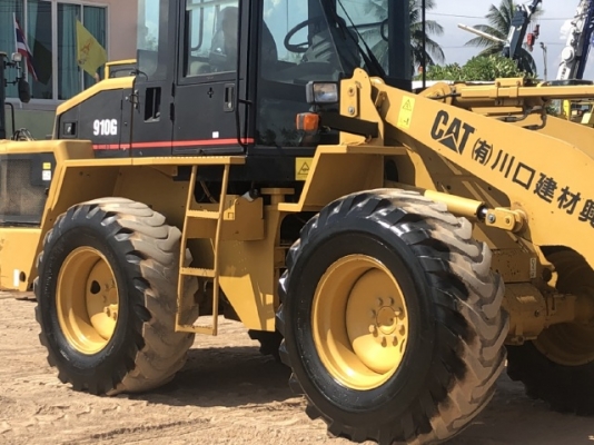 ขายรถตักล้อยาง CAT 910G นำเข้าเองจากญี่ปุ่น สภาพสวยพร้อมใช้ มีVDOการทำงานครับ