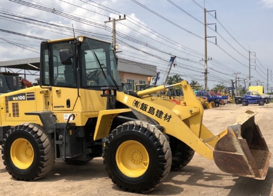 ขายรถตักล้อยาง KOMATSU WA100-5 (6,xxx ชั่วโมง) นำเข้าเองจากญี่ปุ่น สภาพสวยพร้อมใช้ มีVDOการทำงานครับ
