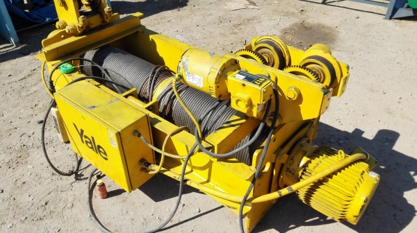 รอกสลิงไฟฟ้า YALE HOIST USA ขนาด 5000 kg วิ่ง 4 ทิศทาง ตัวสลิงและตู้คอนโทรลเป็นสเตนเลส รอกสลิงไฟฟ้า YALE HOIST USA ขนาด 5000 kg วิ่ง 4 ทิศทาง ตัวสลิงและตู้คอนโทรลเป็นสเตนเลส