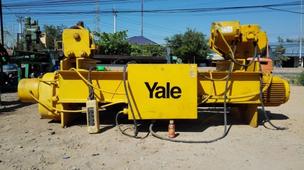 รอกสลิงไฟฟ้า YALE HOIST USA ขนาด 5000 kg วิ่ง 4 ทิศทาง ตัวสลิงและตู้คอนโทรลเป็นสเตนเลส