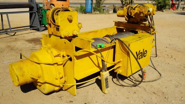 รอกสลิงไฟฟ้า YALE HOIST USA ขนาด 5000 kg วิ่ง 4 ทิศทาง ตัวสลิงและตู้คอนโทรลเป็นสเตนเลส รอกสลิงไฟฟ้า YALE HOIST USA ขนาด 5000 kg วิ่ง 4 ทิศทาง ตัวสลิงและตู้คอนโทรลเป็นสเตนเลส