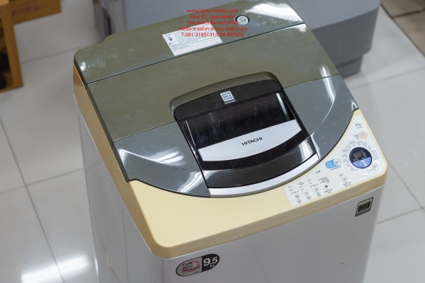เครื่องซักผ้า Hitachi 9.5 กิโล อัตโนมัติ ฝาบน รุ่น SF-95S ผลิต 2558