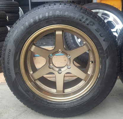 ล้อใหม่  TE37   ขอบ18  ยาง\%265/60/18  ปี18  **4ล้อ