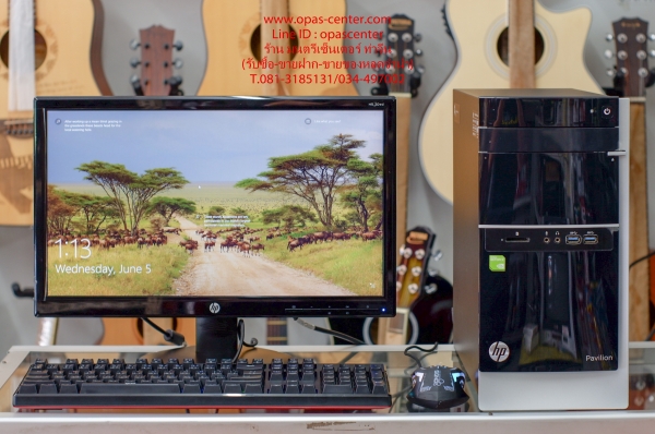 คอมพ์ชุด hp AMD A6-6400K 3.9 GHz Ram 4GB HDD 1TB มีการ์ดจอ GT730