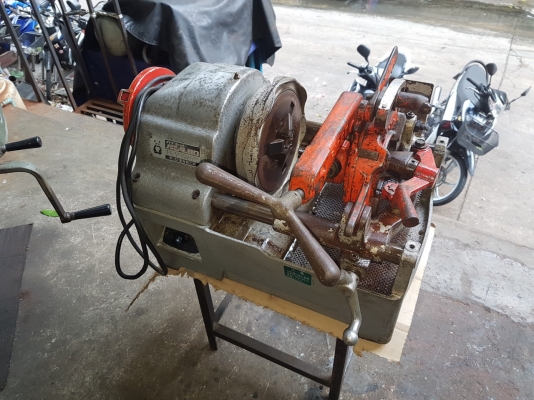 **ขายถูกๆ เครื่องต๊าปเกลียวท่อมือสอง(เก่านอก-แห้งๆญี่ปุ่น)**  2นิ้ว ทดสอบเรียบร้อยแล้ว ทุกระบบใช้งานได้ครับ