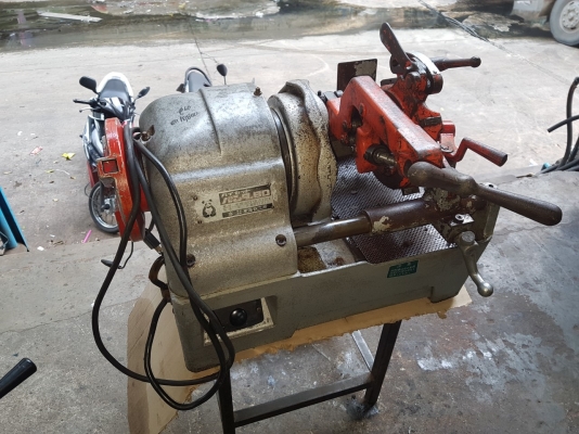 **ขายถูกๆ เครื่องต๊าปเกลียวท่อมือสอง(เก่านอก-แห้งๆญี่ปุ่น)**  2นิ้ว ทดสอบเรียบร้อยแล้ว ทุกระบบใช้งานได้ครับ