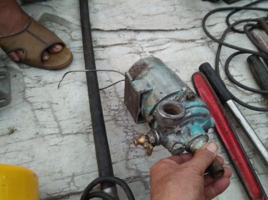 ขายปั๊มโม่ปูนไฟ12_24โวล