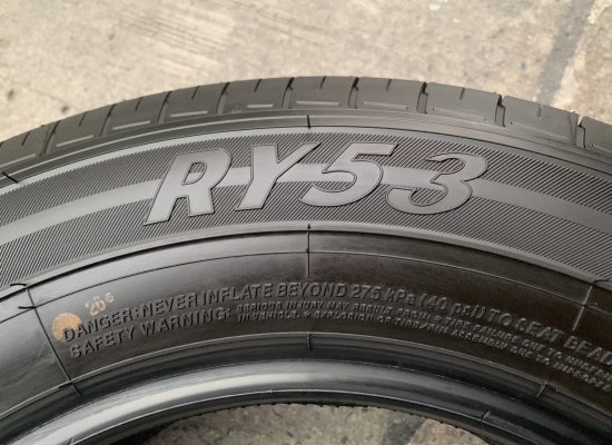 ยางป้ายแดง 205-70-15 Yokohama ปี 19 ดอกเต็มๆ ตุ่มชัด