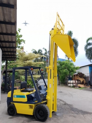 ขายโฟล์คลิฟท์มือสอง Komatsu FG15-15 งาเท รถญี่ปุ่นนำเข้า