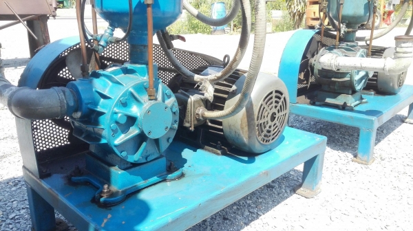 เครื่องผลิตสุญญากาศ VACUUM PUMP มาครบชุดพร้อมตู้คอนโทรลไฟ/ถังพัก/ตัวแวคคัม ขนาด 5 HP