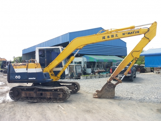 ขาย 435,000 แบคโฮบูมยาว KOMATSU pc 60-6 ไฟฟ้าครบ เครื่องดี ปั้มแรง เอวแน่น ช่วงล่างเต็ม รถพร้อมใช้งาน รถอยู่ นครปฐม 090-772-3710 090-772-3708