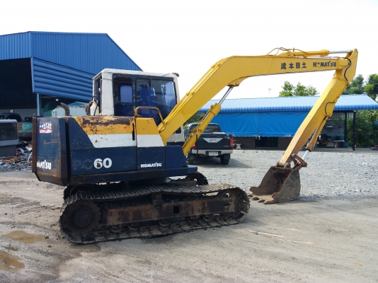 ขาย 435,000 แบคโฮบูมยาว KOMATSU pc 60-6 ไฟฟ้าครบ เครื่องดี ปั้มแรง เอวแน่น ช่วงล่างเต็ม รถพร้อมใช้งาน รถอยู่ นครปฐม 090-772-3710 090-772-3708