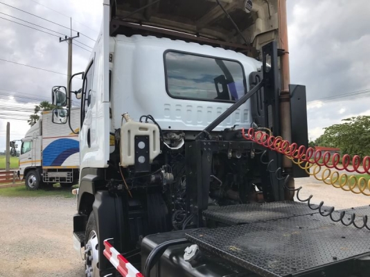 ขาย หัวลาก ISUZU 360 แรงม้า ปี 57 หางพื้นเรียบสามเพลาอู่มีโชครุ่งเรืองกิจ ปี 58 พร้อมแยกขายหัวหาง รา