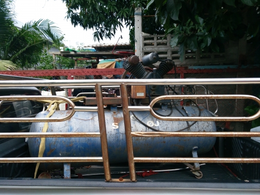 ขายปั้มลมขนาด550ลิตรต่มรูปไม่มีมอเต้อนะโดนขโมย