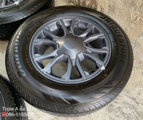 ล้อแม็กป้ายแดง ISUZU X-Series ขอบ 16 รุ่นใหม่ล่าสุด พร้อมยางป้ายแดง 215-70-16 Bridgestone รถออกปี 19