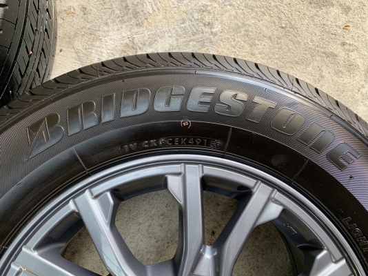 ล้อแม็กป้ายแดง ISUZU X-Series ขอบ 16 รุ่นใหม่ล่าสุด พร้อมยางป้ายแดง 215-70-16 Bridgestone รถออกปี 19