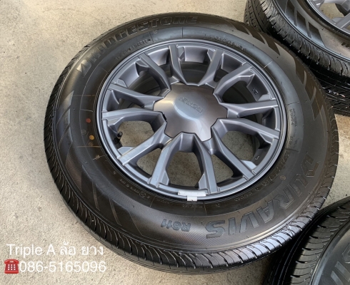 ล้อแม็กป้ายแดง ISUZU X-Series ขอบ 16 รุ่นใหม่ล่าสุด พร้อมยางป้ายแดง 215-70-16 Bridgestone รถออกปี 19