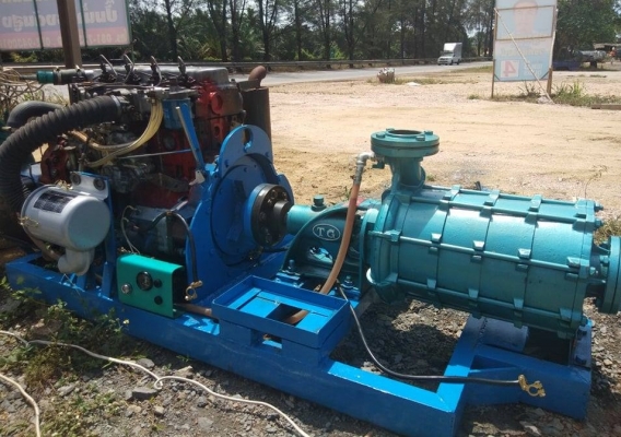 เครื่องยนต์พร้อมปั๊มน้ำแรงดันสูง