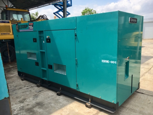 DENYO DCA-220SPK3 : 220KVA เครื่องปั่นไฟ นำเข้าจากญี่ปุ่น โทร. 080-6565422 (หนิง)