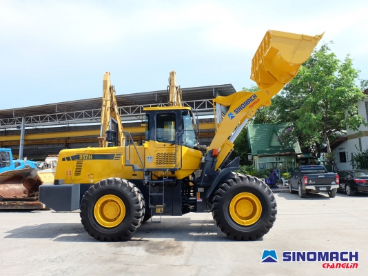 ขายรถตักล้อยางใหม่ ซิโนแมช-ฉางหลิน รุ่น 957H เครื่องยนต์ Cummins