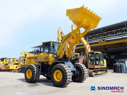 ขายรถตักล้อยางใหม่ ซิโนแมช-ฉางหลิน รุ่น 957H เครื่องยนต์ Cummins