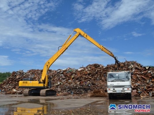 ขายรถขุดมือหนึ่ง ซิโนแมช-ฉางหลิน รุ่น ZG3335LC-9C ขนาด 34 ตัน แขนยาวพิเศษ 18 เมตร พร้อมรับประกันและ PM ถึงหน้างาน