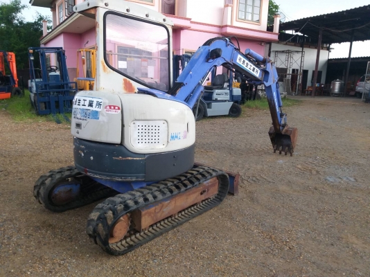 ขายรถแมคโค MITSUBISHI MM20SR แทรคยาง บูมออฟเซท คอนโทรลสั้น ไฟฟ้า ติอต่อ 098-7962549