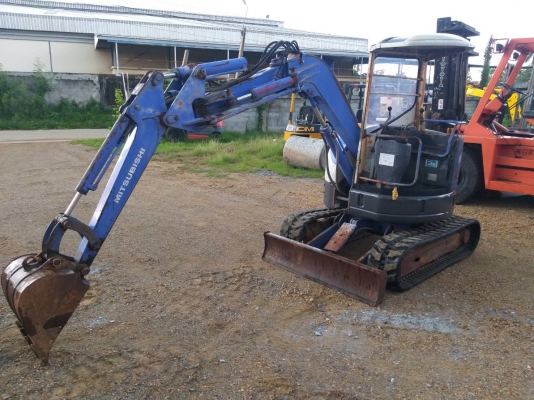 ขายรถแมคโค MITSUBISHI MM20SR แทรคยาง บูมออฟเซท คอนโทรลสั้น ไฟฟ้า ติอต่อ 098-7962549