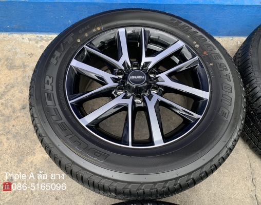 ล้อแม็กป้ายแดง ISUZU D-max STEALTH รุ่นพิเศษ ขอบ 18 พร้อมยางใหม่ป้ายแดง 255-60-18 Bridgestone ปี 19 สวยกริ๊บๆ ล้อแม็กป้ายแดง ISUZU D-max STEALTH รุ่นพิเศษ ขอบ 18 พร้อมยางใหม่ป้ายแดง 255-60-18 Bridgestone ปี 19 สวยกริ๊บๆ
