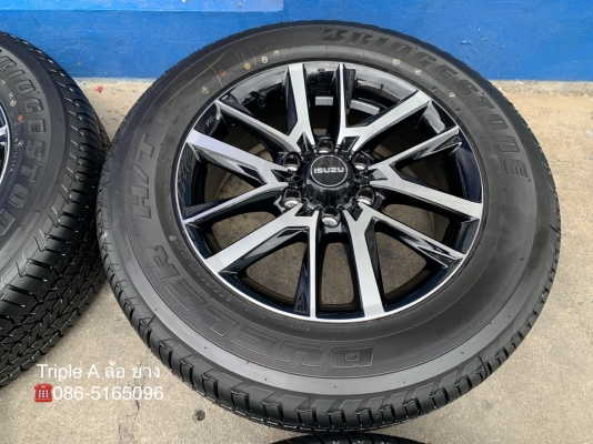 ล้อแม็กป้ายแดง ISUZU D-max STEALTH รุ่นพิเศษ ขอบ 18 พร้อมยางใหม่ป้ายแดง 255-60-18 Bridgestone ปี 19 สวยกริ๊บๆ ล้อแม็กป้ายแดง ISUZU D-max STEALTH รุ่นพิเศษ ขอบ 18 พร้อมยางใหม่ป้ายแดง 255-60-18 Bridgestone ปี 19 สวยกริ๊บๆ