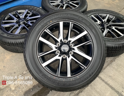 ล้อแม็กป้ายแดง ISUZU D-max STEALTH รุ่นพิเศษ ขอบ 18 พร้อมยางใหม่ป้ายแดง 255-60-18 Bridgestone ปี 19 สวยกริ๊บๆ ล้อแม็กป้ายแดง ISUZU D-max STEALTH รุ่นพิเศษ ขอบ 18 พร้อมยางใหม่ป้ายแดง 255-60-18 Bridgestone ปี 19 สวยกริ๊บๆ