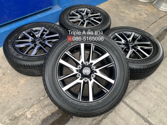 ล้อแม็กป้ายแดง ISUZU D-max STEALTH รุ่นพิเศษ ขอบ 18 พร้อมยางใหม่ป้ายแดง 255-60-18 Bridgestone ปี 19 สวยกริ๊บๆ