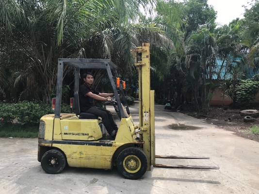 ขายFORKLIFT MITSUBISHI FG14(1.5ตัน)(ออโต้)(เสา3.50ม.)สวยเดิมจากญี่ปุ่น ยังไม่เคยใช้ในไทย 99,000เท่านั้น!!