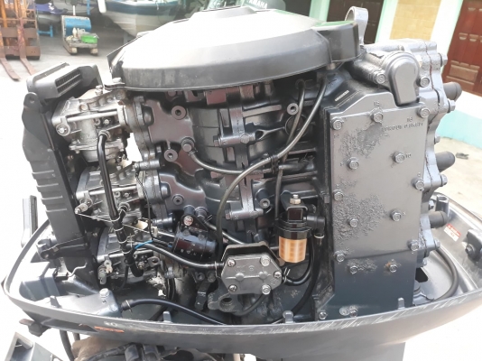YAMAHA60หาง25นิ้ว 2จังหวะ ทริมไฟฟ้า พร้อมใช้งาน
