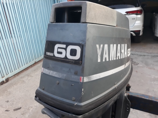 YAMAHA60หาง25นิ้ว 2จังหวะ ทริมไฟฟ้า พร้อมใช้งาน